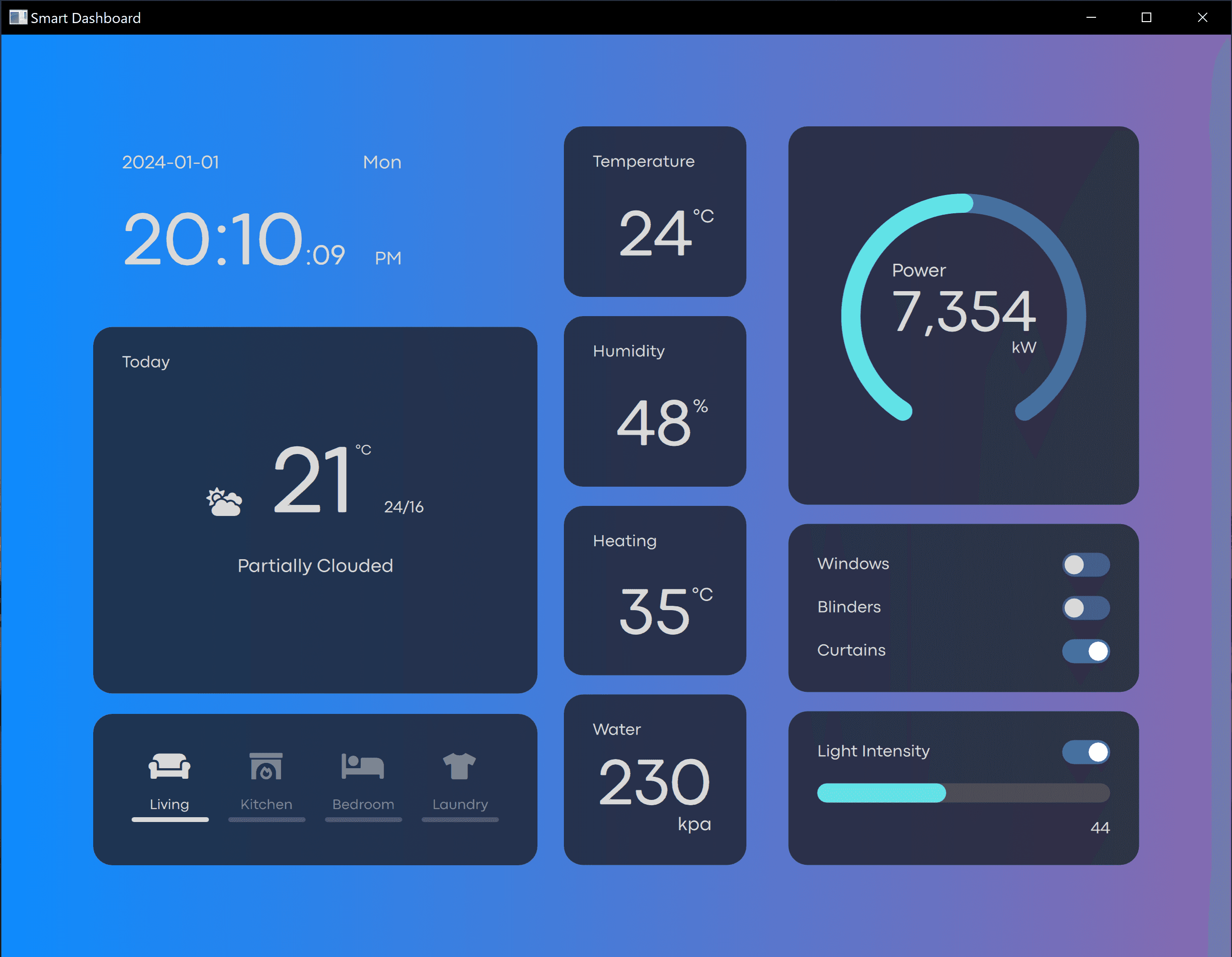Smart Home Dashboard